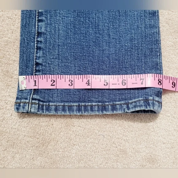 Jag Jeans Women’s Size 4P Bootcut Stretch Blue Denim Jeans Mid Rise - Picture 9 of 12